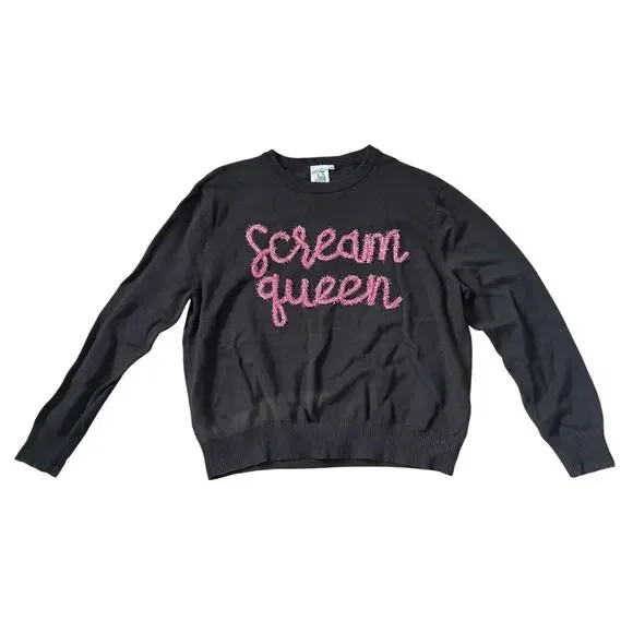 Queen of Sparkles Scream Queen Sweater - Picture 2 of 10